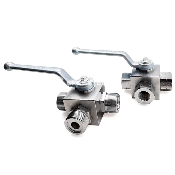 3 Way Hydraulic Ball Valve