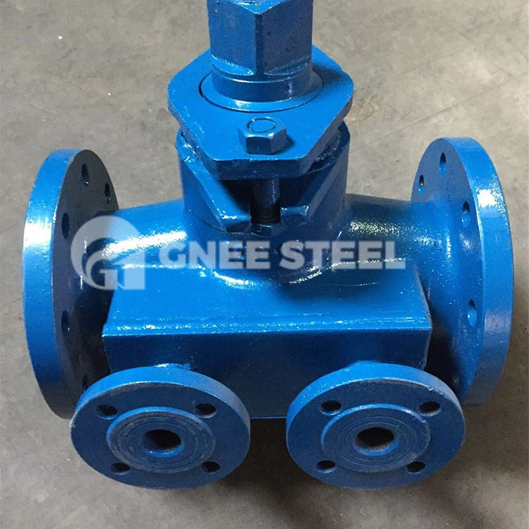 Válvula de tapón de cuatro vías